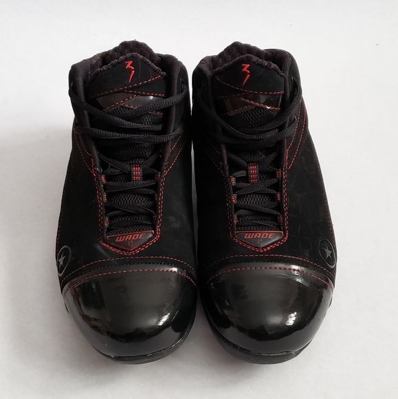 Converse Dwayne Wade 1.3 Mid Black/Red Men's 7.5 - Picture 4 of 9